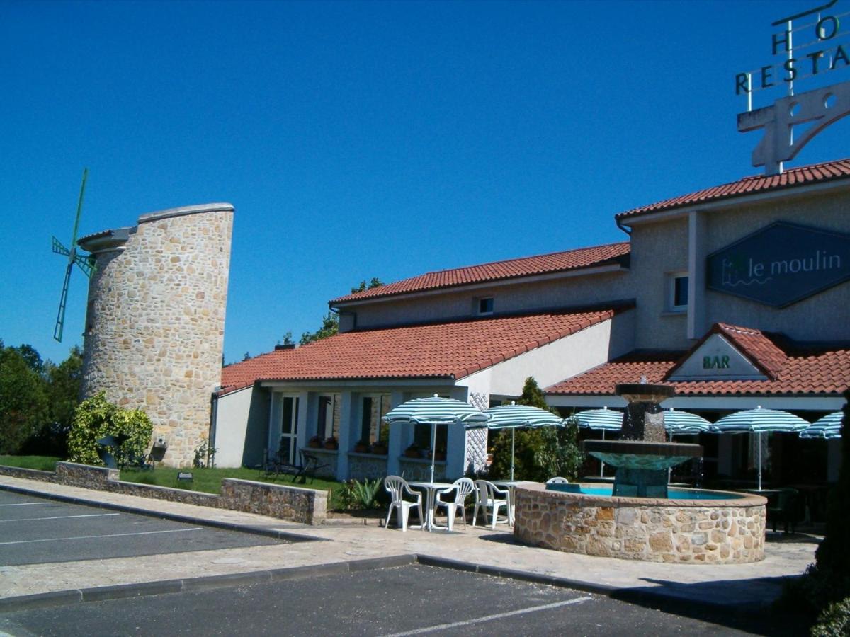Logis Hotel Le Moulin Des Gardelles Riom Exterior photo